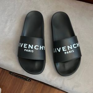 Black Givenchy slides